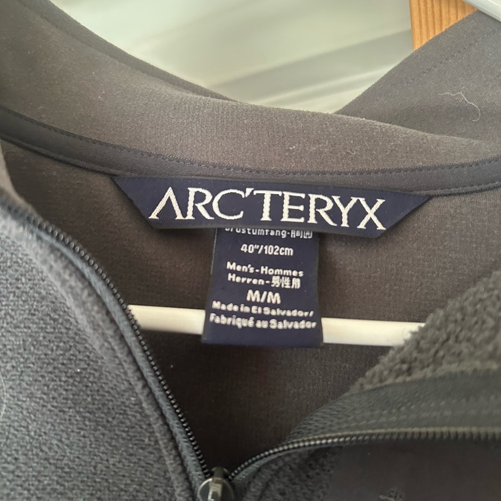 Arc'teryx Charcoal Fleece Jacket